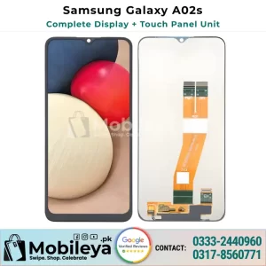 Samsung Galaxy A02s Display Panel Unit Price In Pakistan with fitting